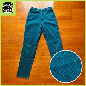 Vintage 80s Made in the Shade Stone Washed Jeans | 13 | Mid Rise | Pinstriped